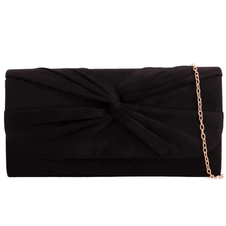 Women_sPleatedSuedeClutchBagUKbagsA2Zukfashionblack