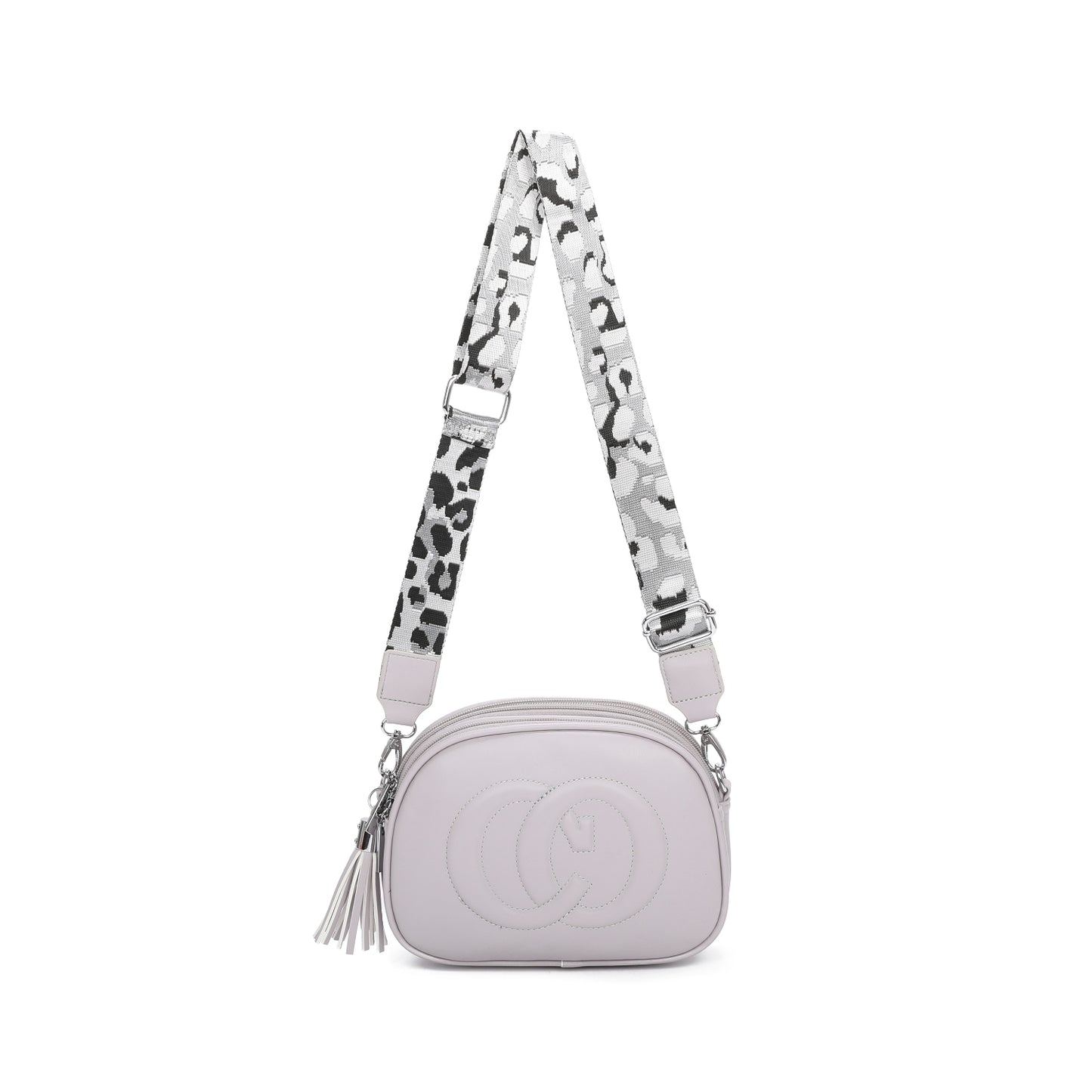 Ladies CO Crossbody Bag Messenger Bag Women Faux Leather Handbag Shoulder Over colorful strap Bags