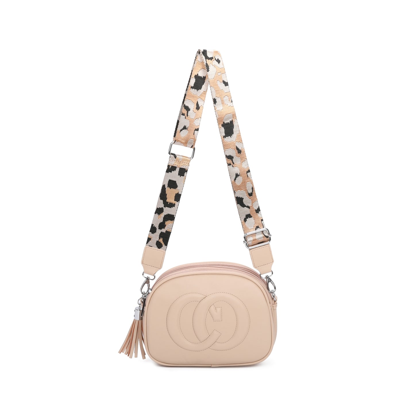 Ladies CO Crossbody Bag Messenger Bag Women Faux Leather Handbag Shoulder Over colorful strap Bags