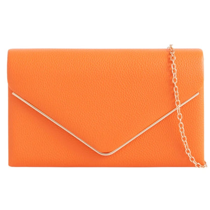 Women's Clutch Bag Faux Leather Plain Envelope Evening Bag Purse Party Wedding Handbag