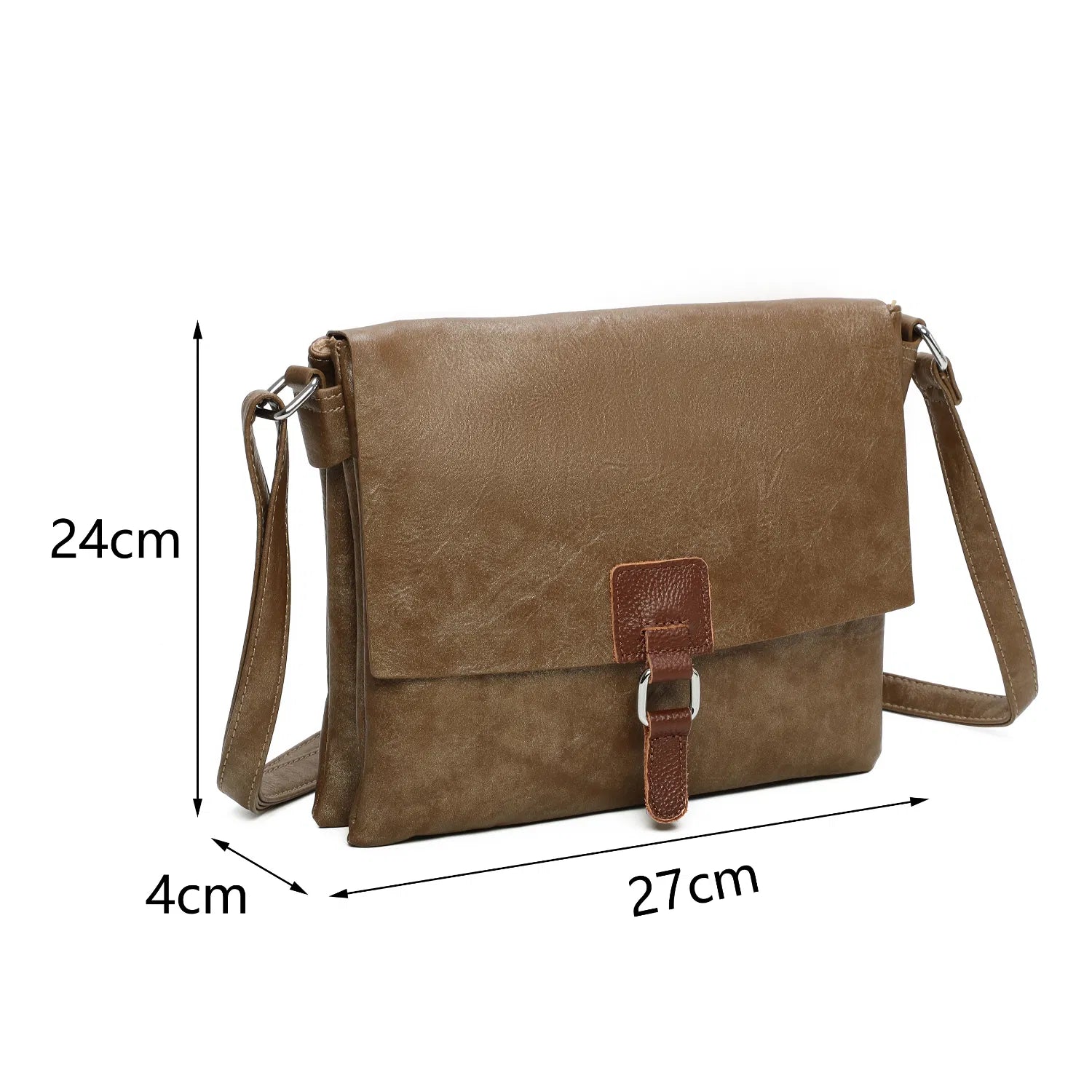 Womens Satchel Long Strap Cross Body Bag