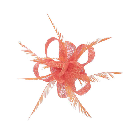 Elegant Small Flower Clip On Fascinator Wedding Race Royal Ascot