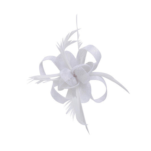 Elegant Small Flower Clip On Fascinator Wedding Race Royal Ascot