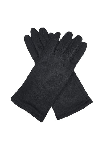 Women Classic Plain Gloves Soft Cozy Warm Fleece Cashmere Blend Gloves Touch Screen