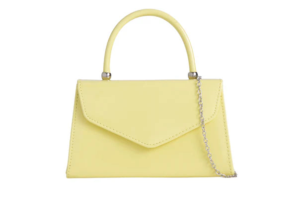 Women's Patent Clutch Bag Top Handle Chain Evening Wedding Party Box Handbag