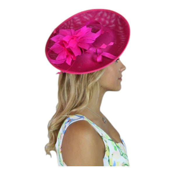 Women's Large Wedding Fascinator Headband Clip Hair Hat Ladies Day Races Royal Ascot UK