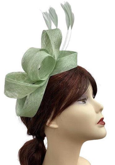 Women's Fascinator Feather Looped Headband Hat Wedding Party Race Royal Ascot
