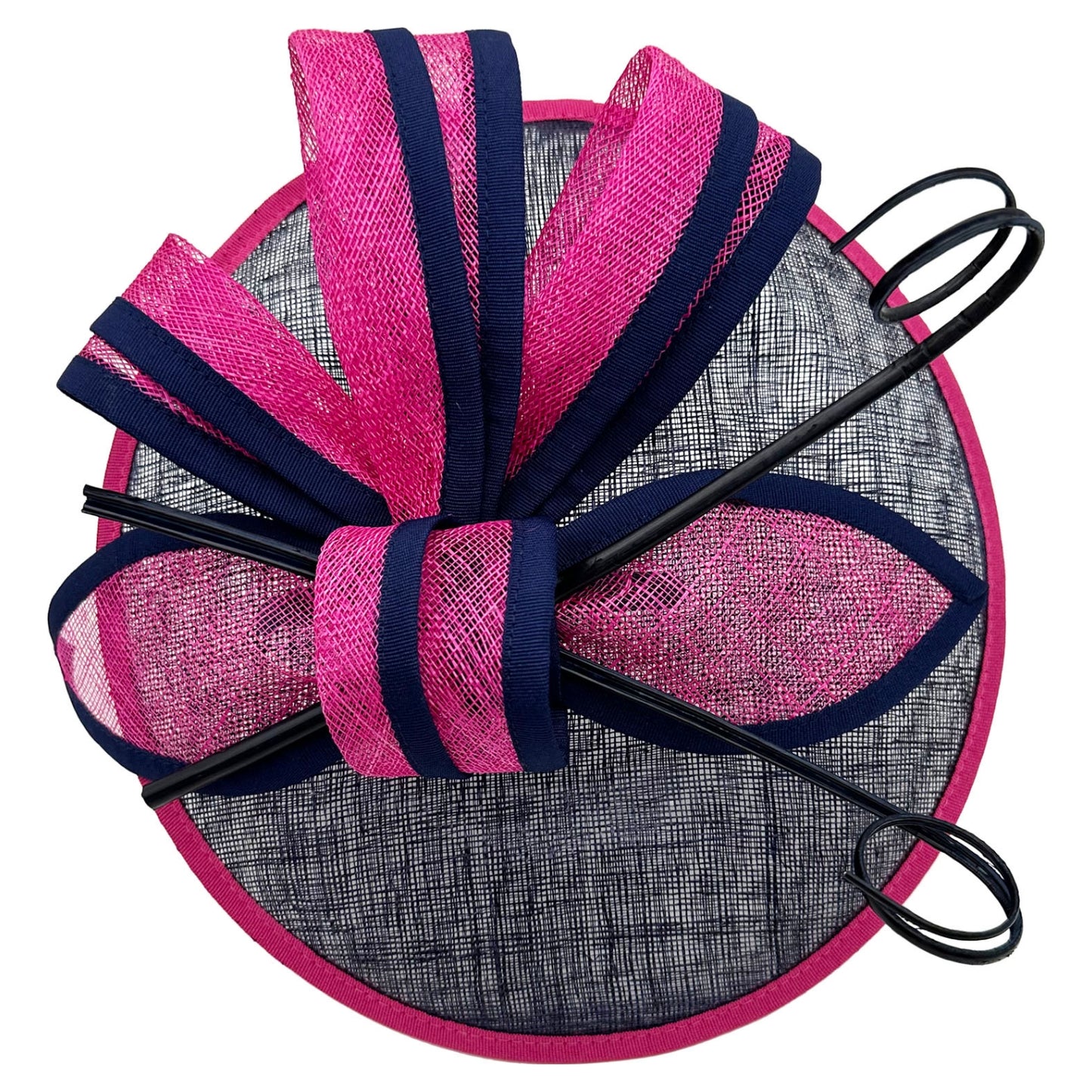 Women's Fascinator Headband Hatinator Clip Large Hat Weddings Races Royal Ascot