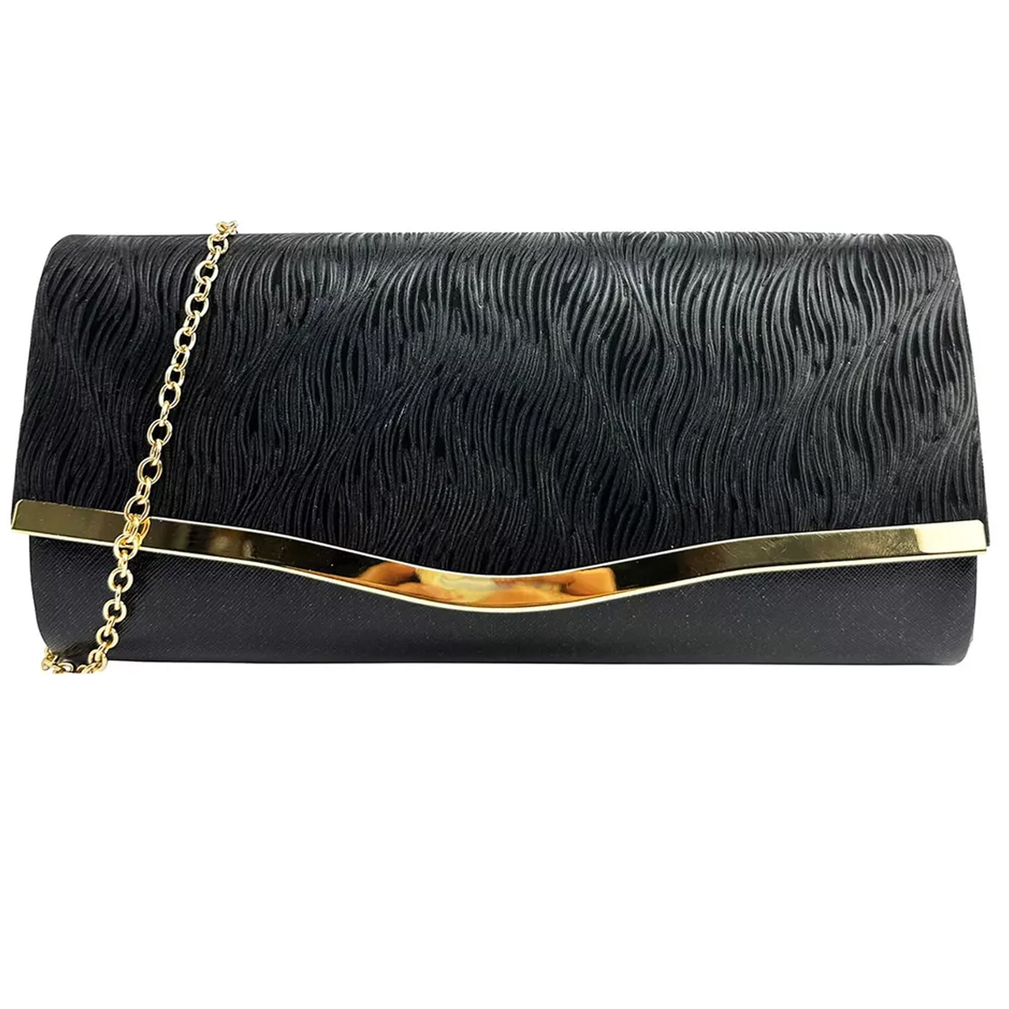 Elegant Glitter Envelope Style Evening Clutch Bag