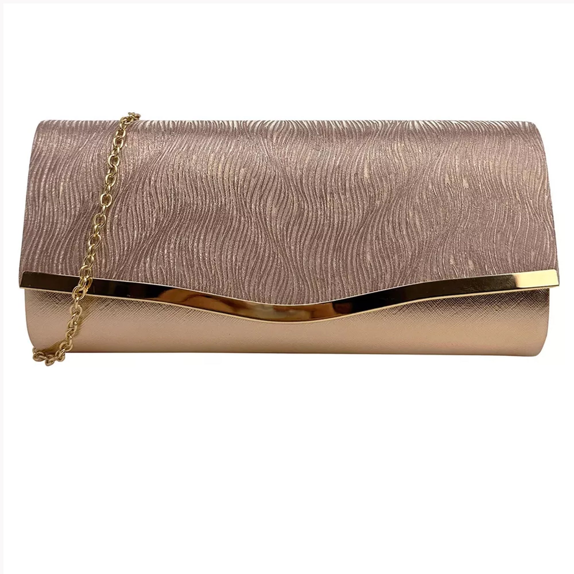 Elegant Glitter Envelope Style Evening Clutch Bag