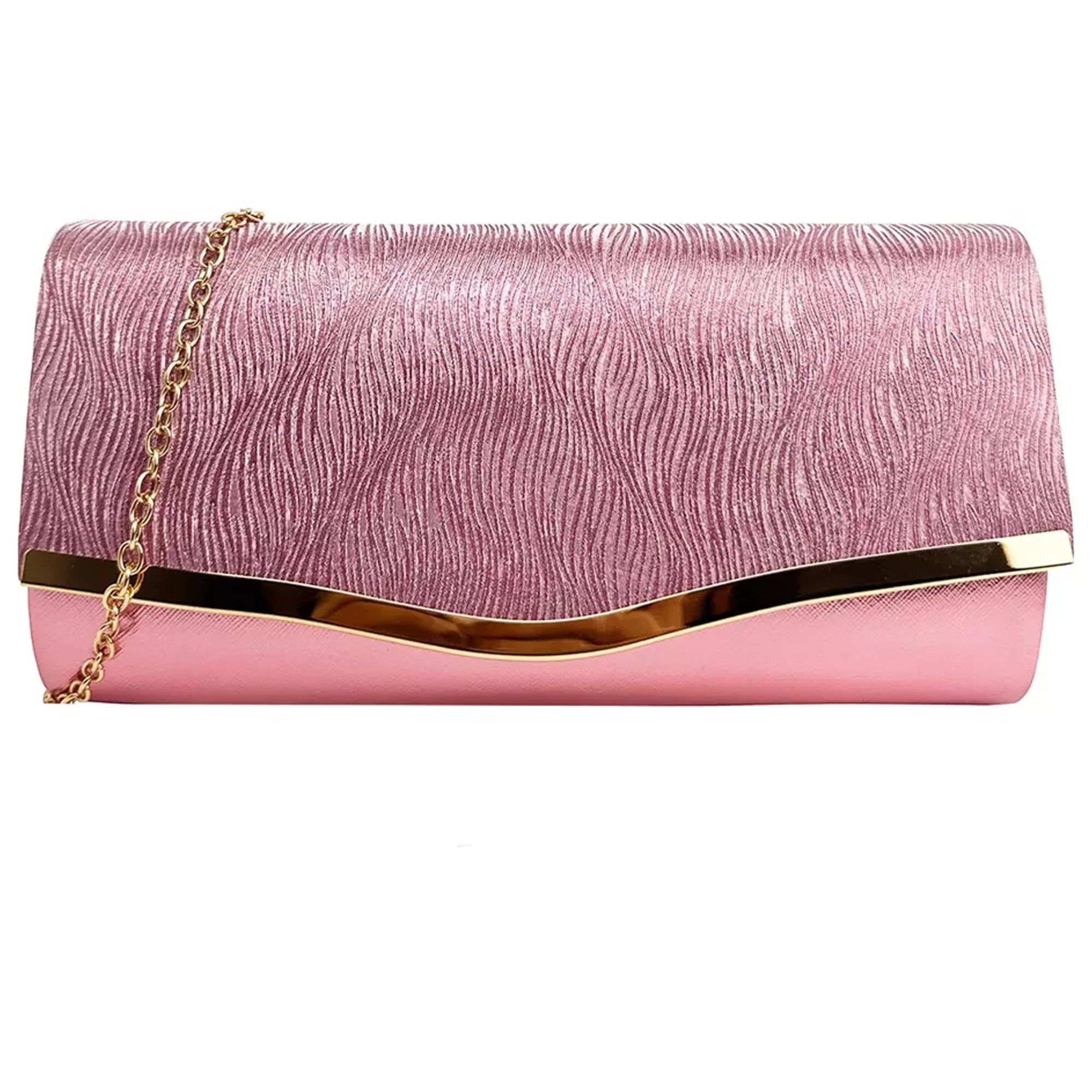 Elegant Glitter Envelope Style Evening Clutch Bag