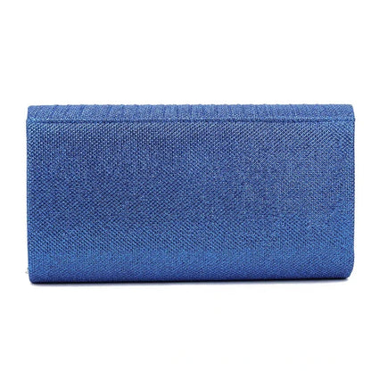 Women's Glitter Clutch Bag Evening Wedding Party Sparkle Shoulder Handbag Purse
