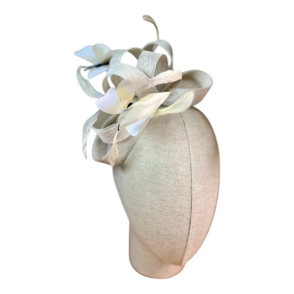 Customized - Butterfly Looped Wedding Fascinator Clip/Headband Ladies Day Races Royal Ascot UK