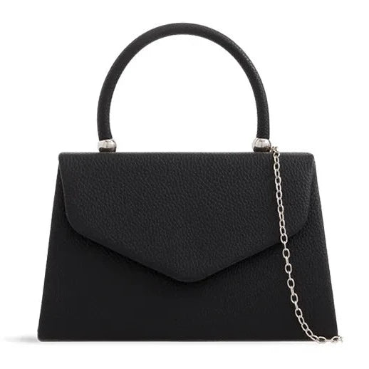 Plain black clutch bag shop