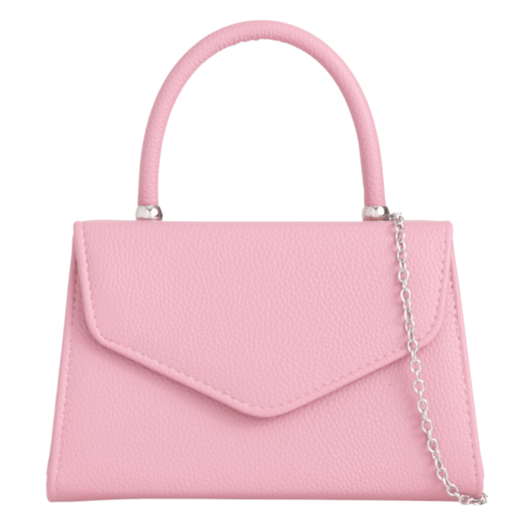 Women Plain Tote Style Faux Leather Clutch Bag Top Handle Evening Wedding Party Handbag