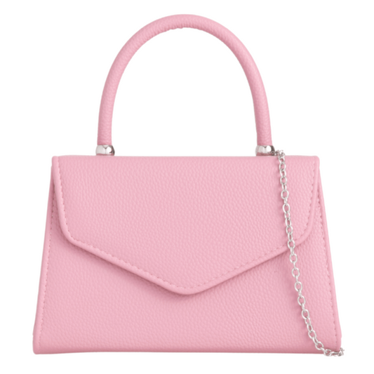 Women Plain Tote Style Faux Leather Clutch Bag Top Handle Evening Wedding Party Handbag