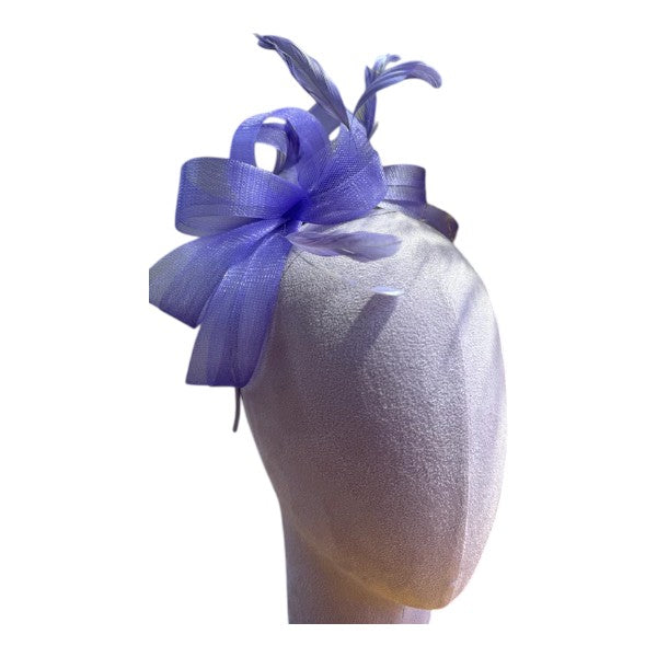 Womens Feather Looped Headband & Clip Fascinator Alice Band Ladies Day Wedding Royal Ascot
