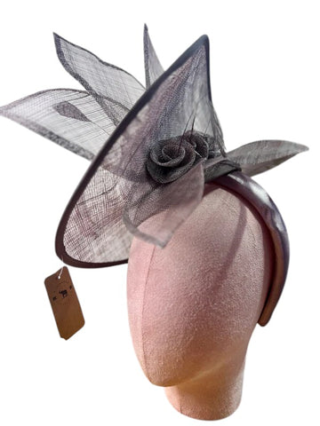 Large Women Flower Fascinator Hatinator Headband for Wedding Royal Ascot Party UK