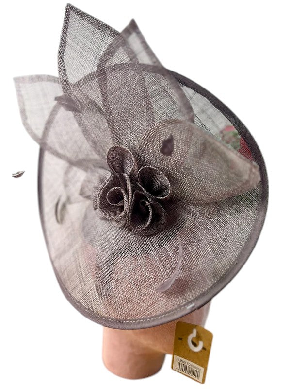 Large Women Flower Fascinator Hatinator Headband for Wedding Royal Ascot Party UK
