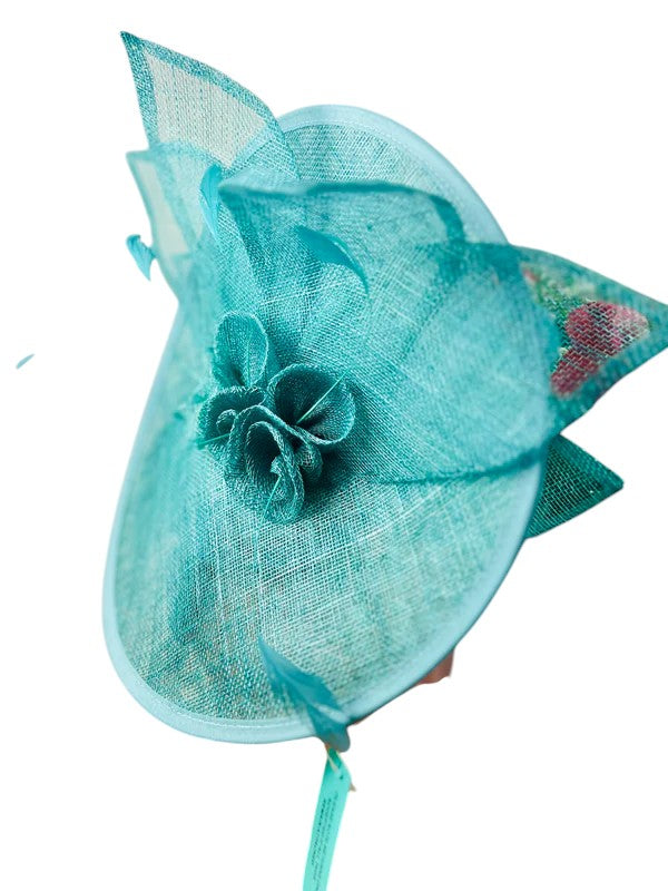 Large Women Flower Fascinator Hatinator Headband for Wedding Royal Ascot Party UK
