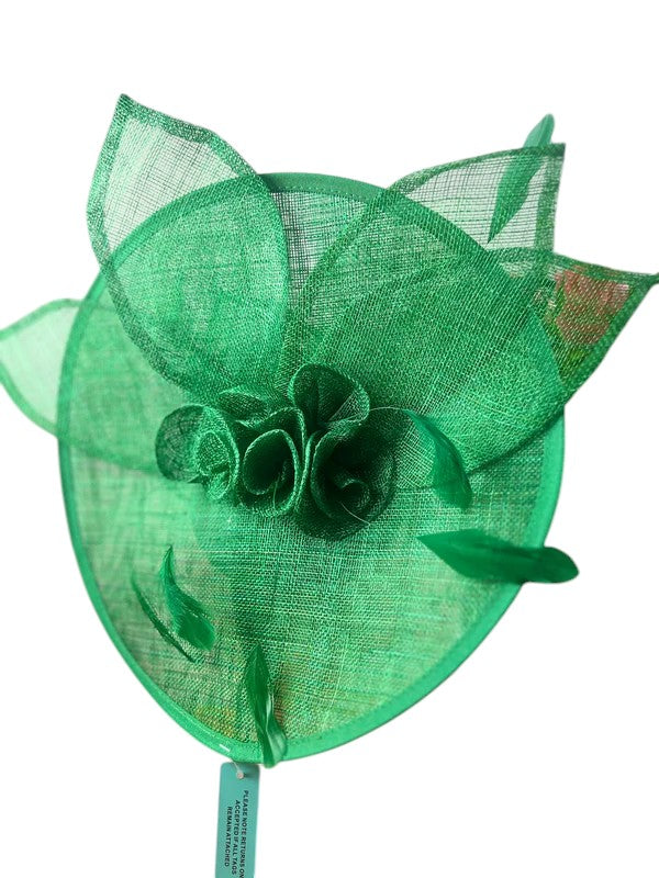 Large Women Flower Fascinator Hatinator Headband for Wedding Royal Ascot Party UK