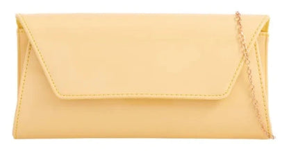 Women Glossy Plain Patent Leather Clutch Bag Envelope Shiny Shoulder Bag