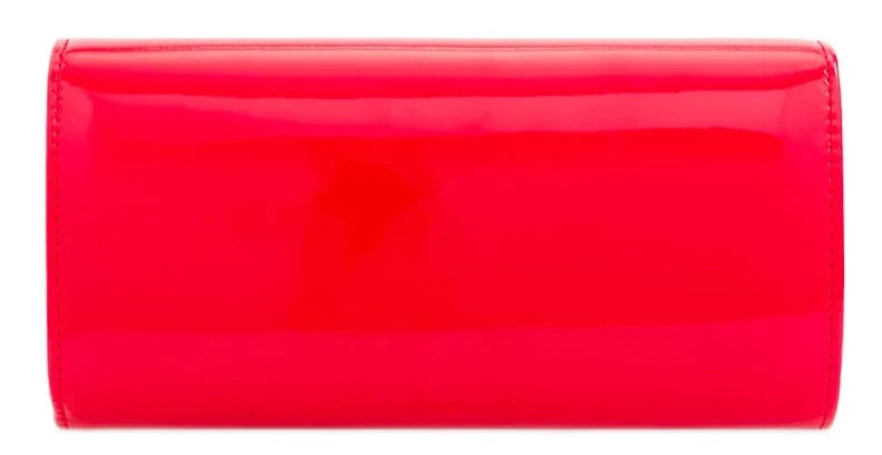 Women Glossy Plain Patent Leather Clutch Bag Envelope Shiny Shoulder Bag