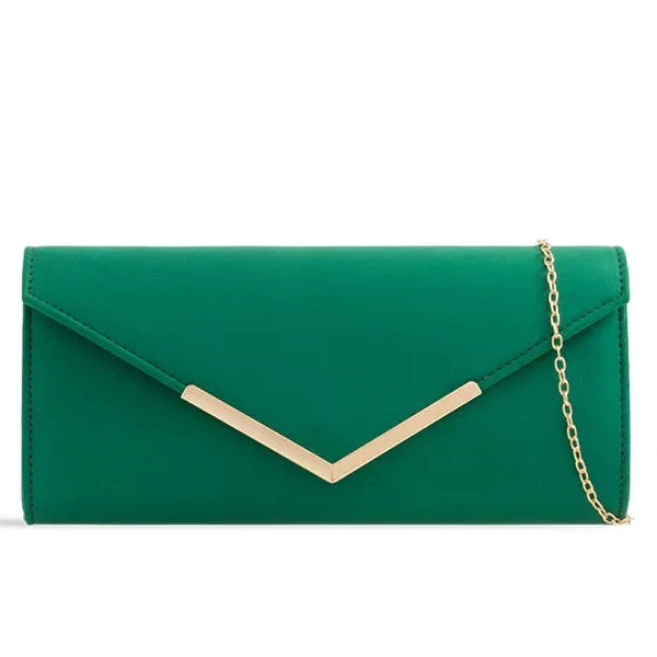 Suede Plain Clutch Bag Wedding Party Prom Evening Bag For Women