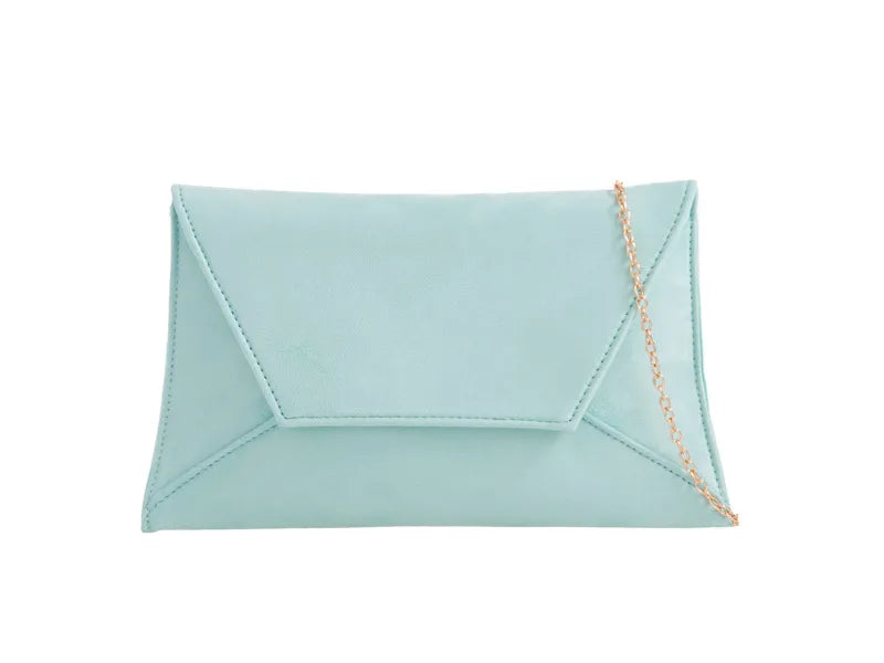 Suede Slim Envelope Clutch Bag Evening Prom Handbag For Women