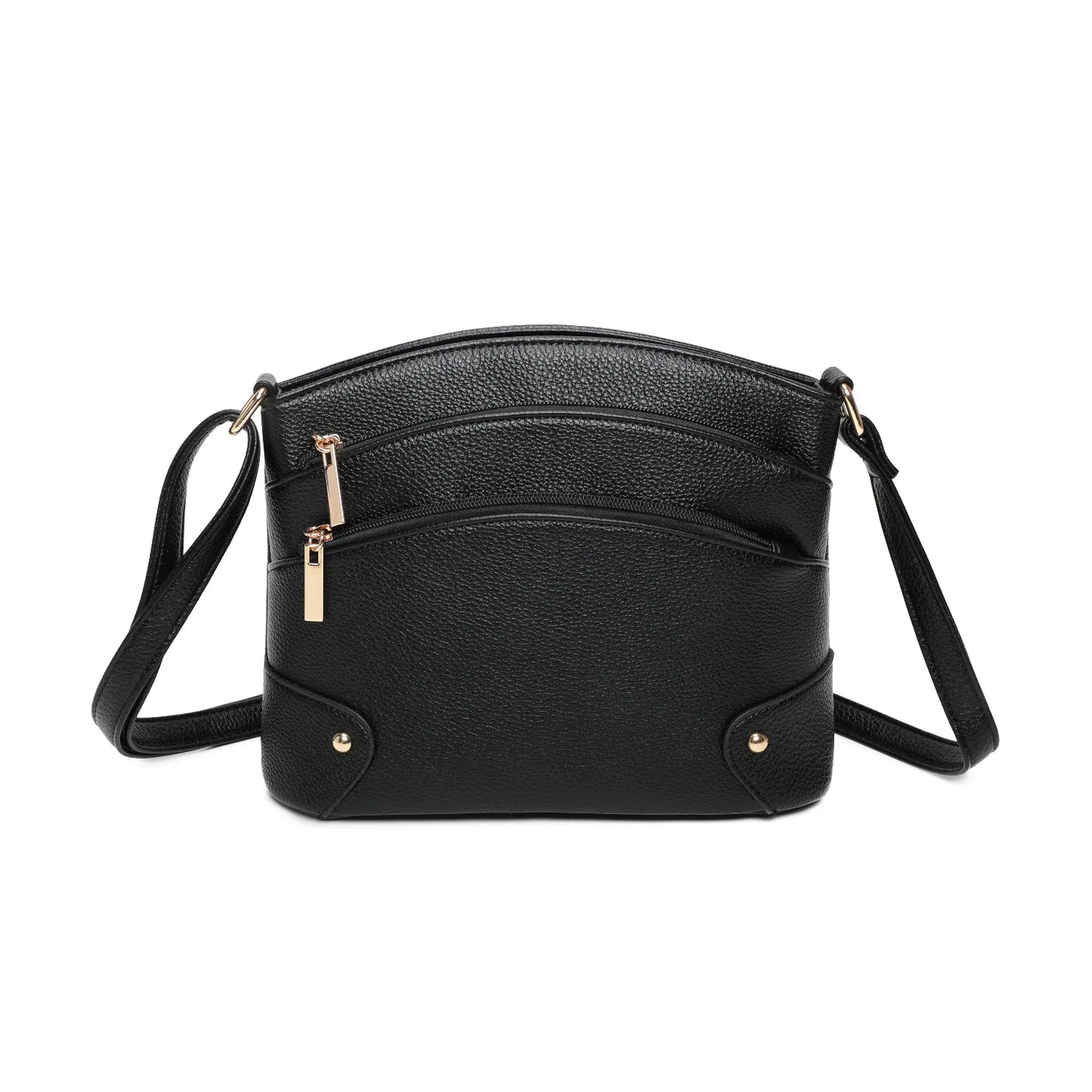 Women's Zipper Crossbody Bag Ladies Girls Long Strap Messenger Over Shoulder Handbag