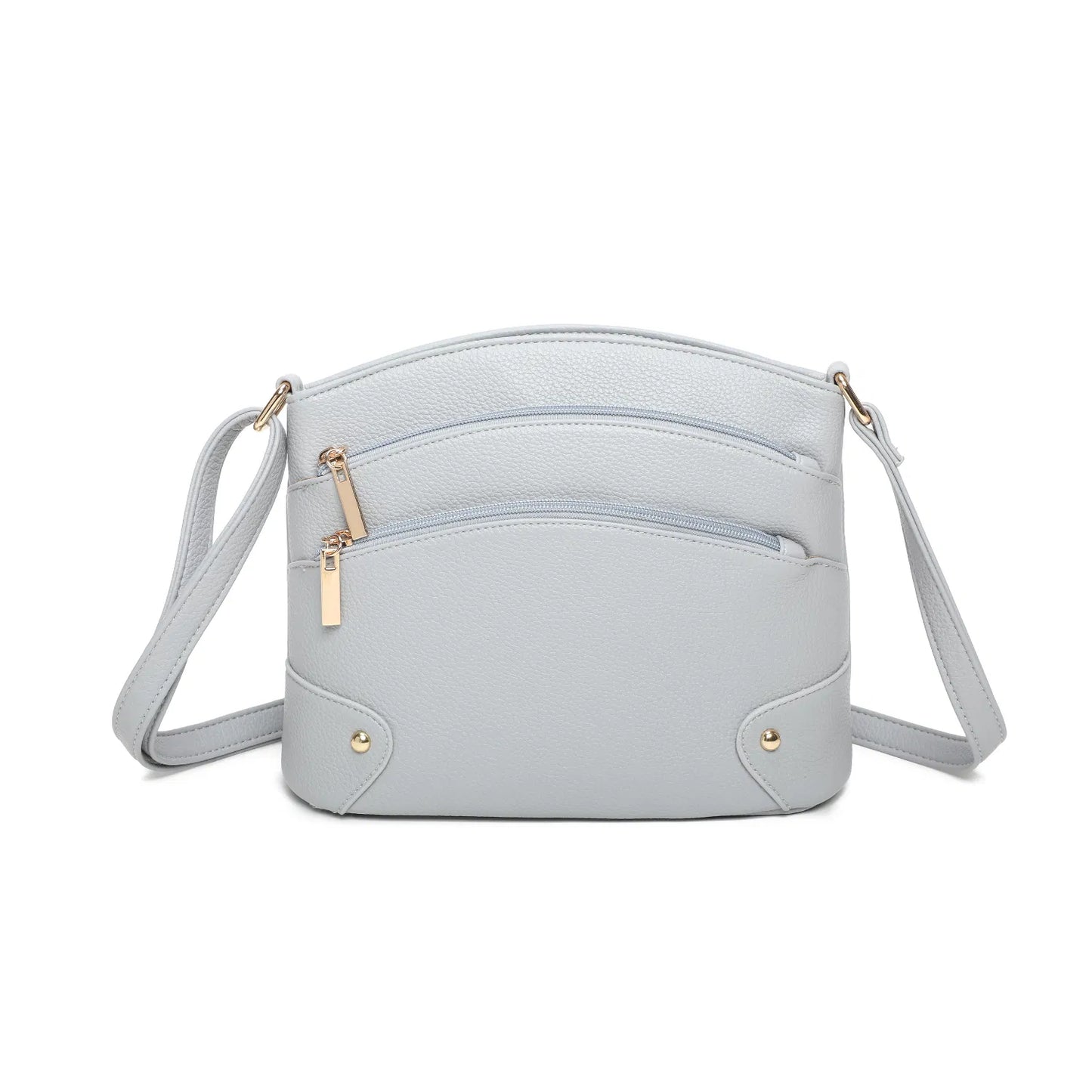 Women's Zipper Crossbody Bag Ladies Girls Long Strap Messenger Over Shoulder Handbag