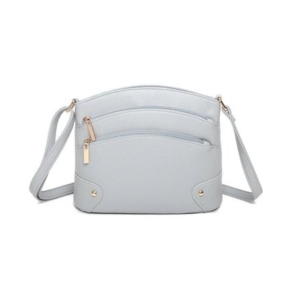 Women's Zipper Crossbody Bag Ladies Girls Long Strap Messenger Over Shoulder Handbag