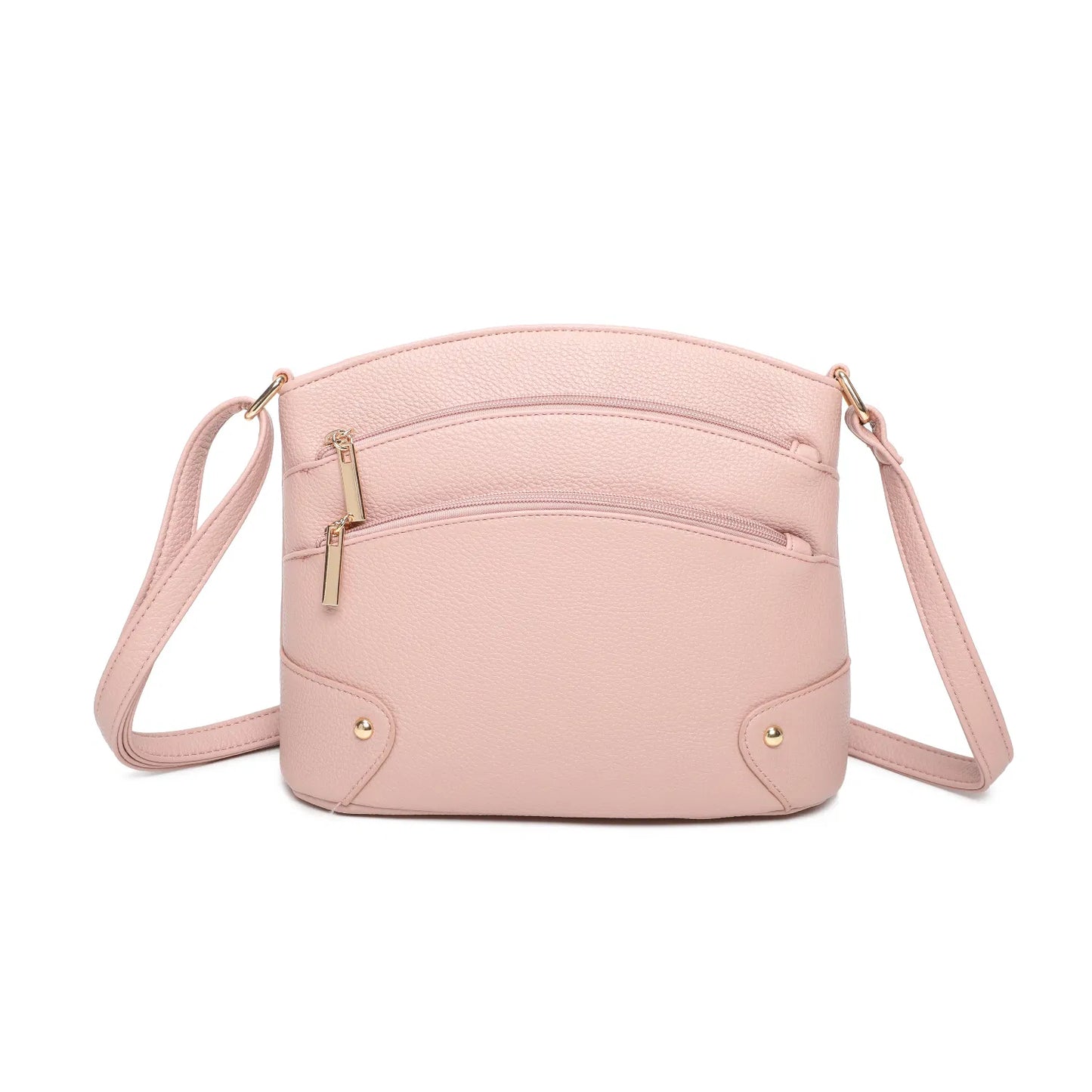 Women's Zipper Crossbody Bag Ladies Girls Long Strap Messenger Over Shoulder Handbag