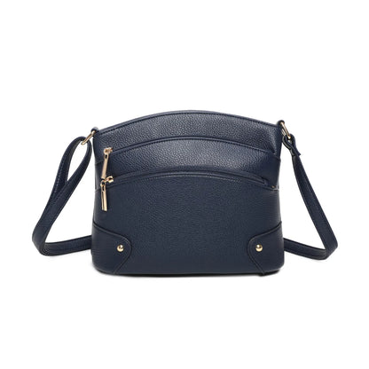 Women's Zipper Crossbody Bag Ladies Girls Long Strap Messenger Over Shoulder Handbag