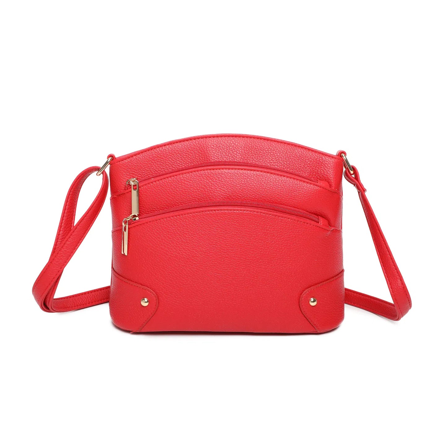 Women's Zipper Crossbody Bag Ladies Girls Long Strap Messenger Over Shoulder Handbag