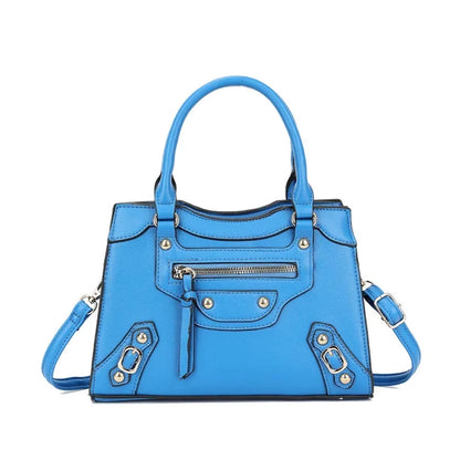 Women's Studded Grab Bag Top Handle Evening Wedding Party Shoulder Bag