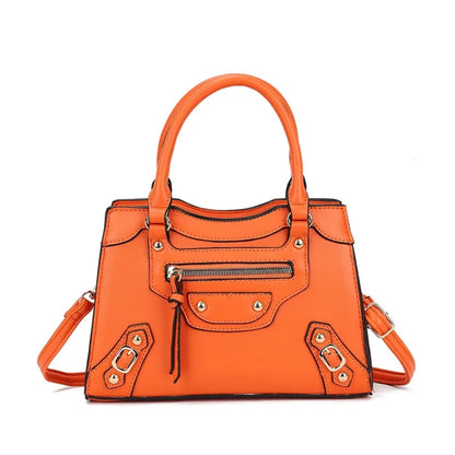 Women's Studded Grab Bag Top Handle Evening Wedding Party Shoulder Bag