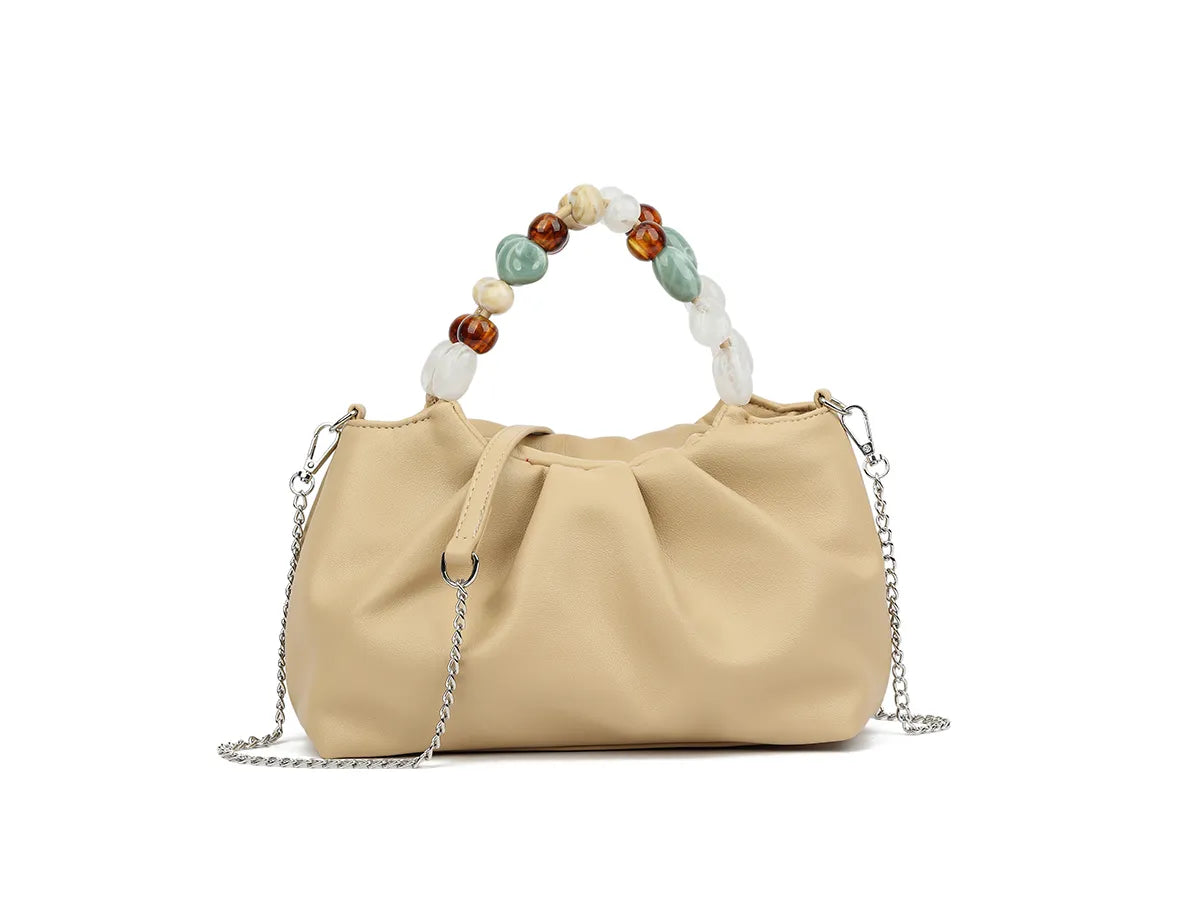 Ladies Shoulder Multi Pearls Crossbody Handbag