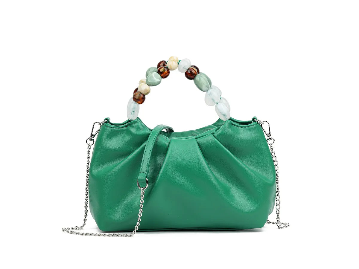 Ladies Shoulder Multi Pearls Crossbody Handbag