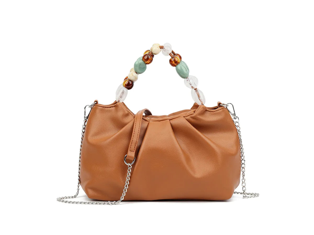 Ladies Shoulder Multi Pearls Crossbody Handbag