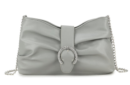 Zena Designer Faux Leather Shoulder/Clutch Bag