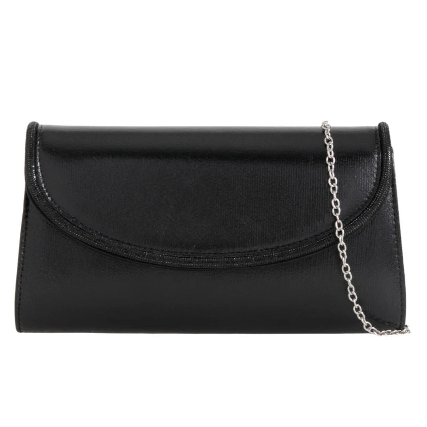 Vintage Effect Diamante Glitter Clutch Bag