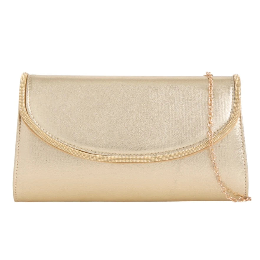 Vintage Effect Diamante Glitter Clutch Bag for women