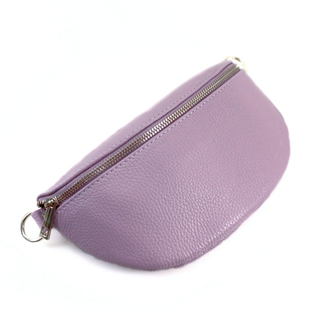 REAL LEATHER - Sling Bag/ Bum Bag Passport Bag