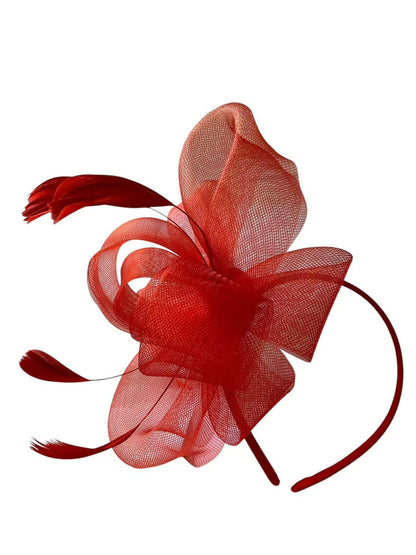 Feather Looped Fascinator Headband Clip Alice Band Ladies Day Weddings Races Royal Ascot