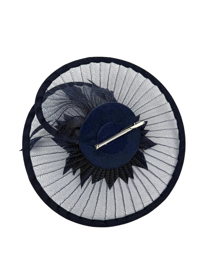Women's Fascinator Headband Clip Circular Brim Round Hat Fascinator Weddings Ladies Races Royal Ascot Hatinator