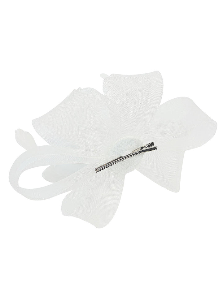 Women's Feather Looped Mesh Net Fascinator Headband Clip Alice Band Ladies Day Wedding Hat Royal Ascot