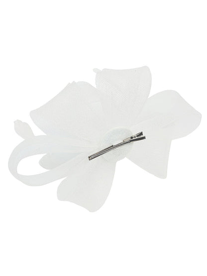 Women's Feather Looped Mesh Net Fascinator Headband Clip Alice Band Ladies Day Wedding Hat Royal Ascot