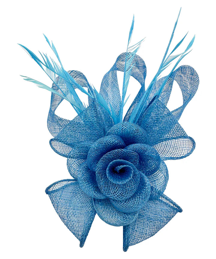 Women's Flower Feather Hat Fascinator Clip Headband Wedding Hat Ladies Day Royal Ascot Races