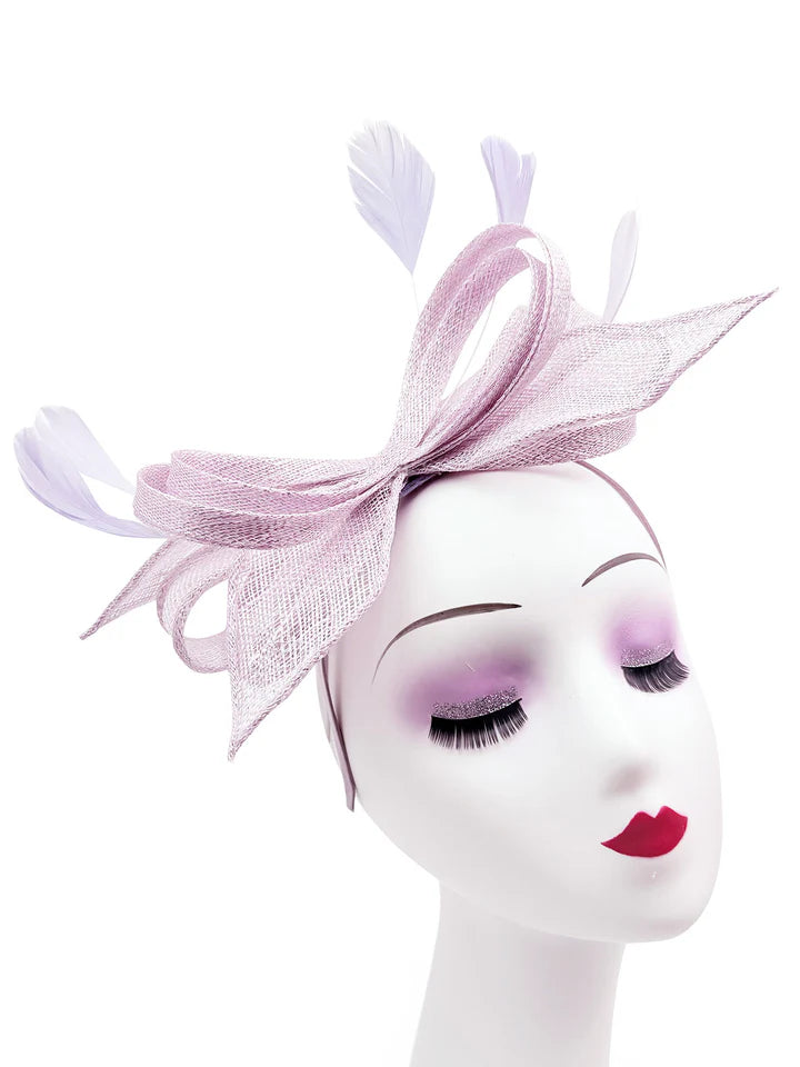 Women's Sinamay Loops Bow Fascinator Headband Clip Alice band Hat Weddings Races Royal Ascot Prom